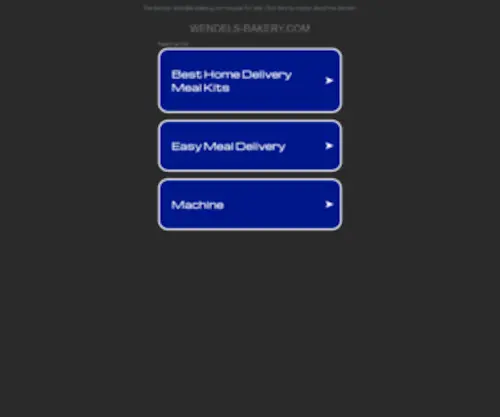 Wendels-Bakery.com(溫德德式烘培餐館) Screenshot