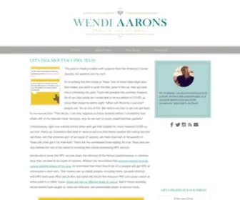 Wendiaarons.com(Wendi Aarons) Screenshot