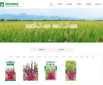 Wendingseed.com(武汉市文鼎农业生物技术有限公司) Screenshot