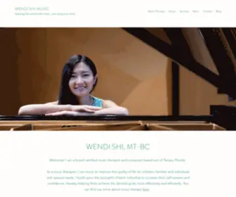Wendishimusic.com(Music Therapy) Screenshot