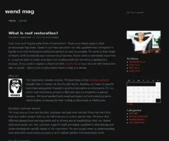 Wendmag.com(Wend Magazine) Screenshot