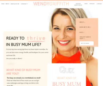 Wendygriffith.co.uk(Habits Coach for Career Mums) Screenshot