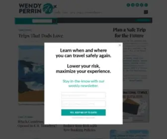 Wendyperrin.com(Everything you need to make your next trip extraordinary) Screenshot