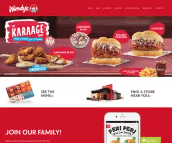 Wendys.co.nz(Wendy's Hamburgers) Screenshot