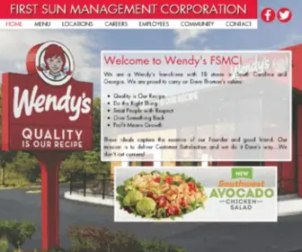 Wendysfsmc.com(Wendy's FSMC) Screenshot