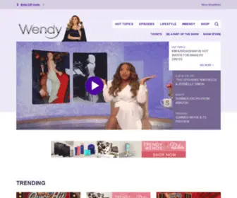 Wendyshow.com(The Wendy Williams Show) Screenshot