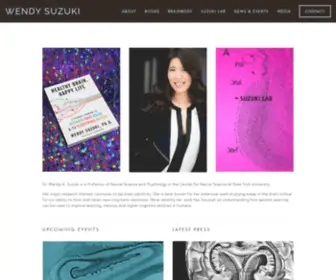 Wendysuzuki.com(Dr. Wendy Suzuki) Screenshot