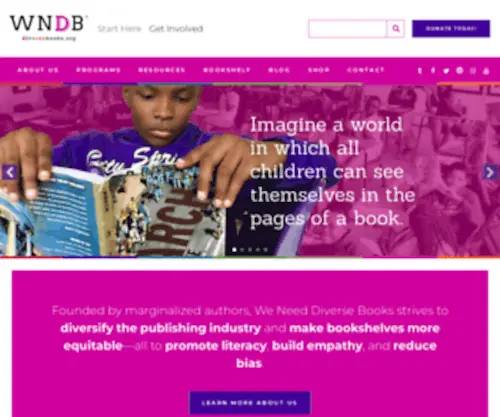 Weneeddiversebooks.org(We Need Diverse Books) Screenshot
