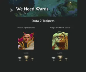 Weneedwards.com(Pudge and Invoker mini) Screenshot