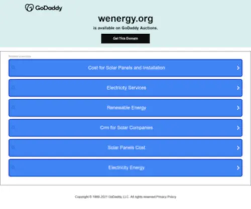 Wenergy.org(Wenergy) Screenshot