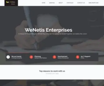 Wenetis.com(WeNetis Enterperises) Screenshot