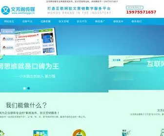 Wenfangge.com.cn(文芳阁传媒) Screenshot