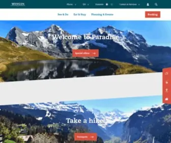 Wengen.com(WENGEN, Switzerland) Screenshot
