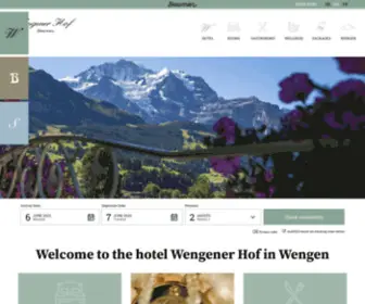 Wengenerhof.ch(Willkommen beim Hotel Wengenerhof) Screenshot