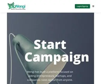 Wengi.co.tz(Crowd Funding Platform) Screenshot