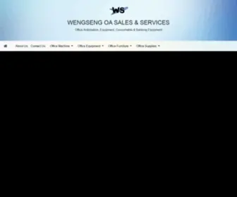 Wengseng.com(WengSeng OA sales & services) Screenshot