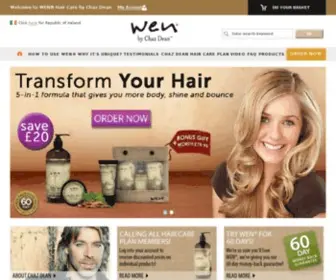 Wenhaircare.co.uk(Enjoy a fresh approach to cleansing and styling your hair with WEN®) Screenshot