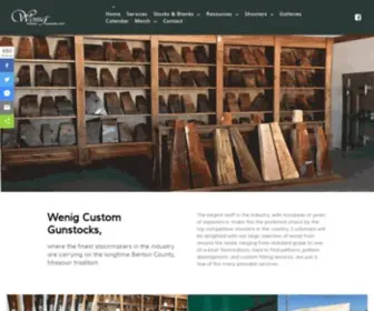 Wenig.com(Wenig Custom Gunstocks) Screenshot