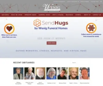 Wenigfh.com(Wenig Funeral Home) Screenshot