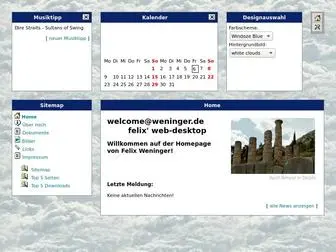 Weninger.de(Felix' web) Screenshot