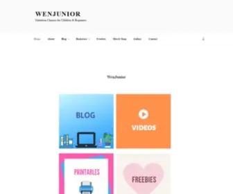 Wenjunior.com(Mandarin Chinese for Children & Beginners) Screenshot