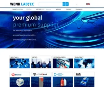 Wenk-Labtec.com(Wenk LabTec) Screenshot