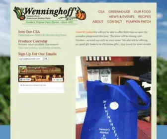 Wenninghoff.com(Omaha's Original Farm Market) Screenshot