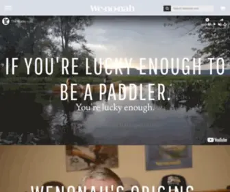 Wenonah.com(Wenonah Canoe manufactures canoes and paddling accessories for paddle sports enthusiasts) Screenshot