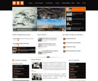 Wenqatar.com(General Contractor) Screenshot