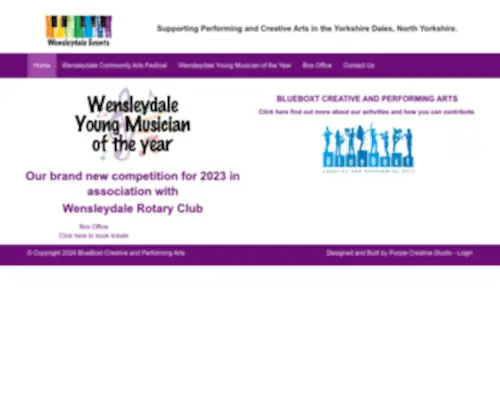Wensleydale.org(Wensleydale Events) Screenshot