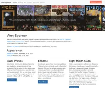 Wenspencer.com(Wen Spencer) Screenshot