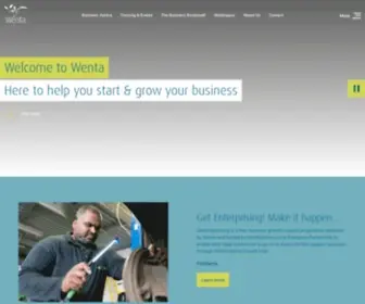 Wenta.co.uk(Impartial business advice and support) Screenshot