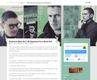 Wentworth-Miller.org(Wentworth Miller Source) Screenshot