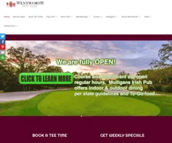 Wentworthgolfclub.org(Wentworth Golf Club Tarpon Springs Florida) Screenshot