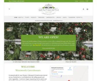 Wentworthgreenhouses.com(Wentworth Greenhouses & Garden Center) Screenshot