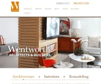 Wentworthstudio.com(Home Remodeling in DC) Screenshot