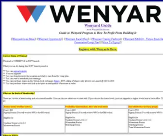 Wenyardguide.com(Wenyard Guide) Screenshot