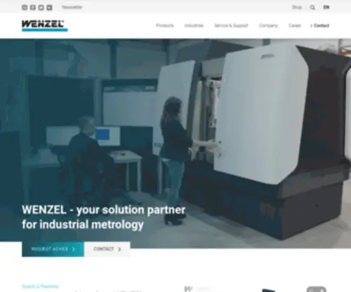 Wenzel-CMM.co.uk(WENZEL Group) Screenshot