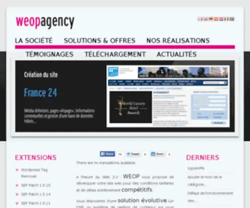 Weop.fr(Site en construction) Screenshot