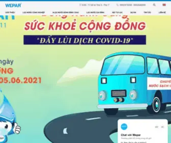 Wepar.vn(Giải Pháp Công Nghệ Lọc Nước Hàng Đầu Việt Nam) Screenshot