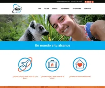 Wepargentina.com(World Education Program Argentina) Screenshot
