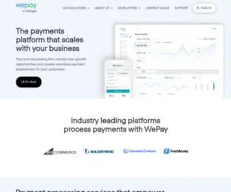 Wepay.com(WePay, a Chase Company) Screenshot