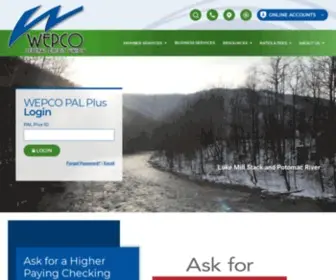 Wepcofcu.com(WEPCO Federal Credit Union) Screenshot