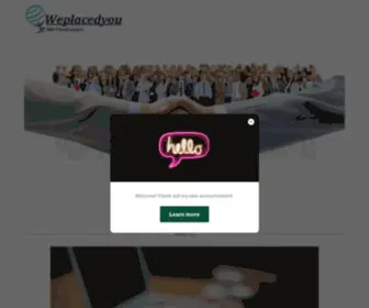 Weplacedyou.com(weplacedyou) Screenshot