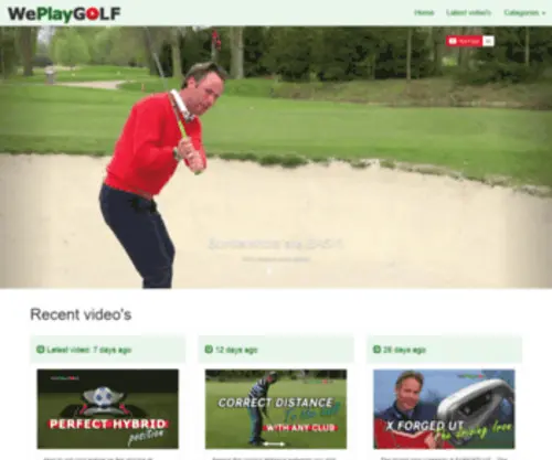 Weplaygolf.tv(We Play Golf) Screenshot