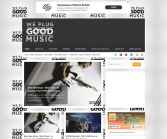 Wepluggoodmusic.com(Best New Music) Screenshot