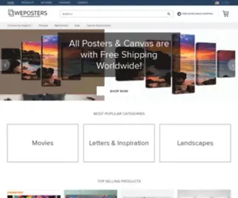 Weposters.com(Free Shipping Worldwide) Screenshot