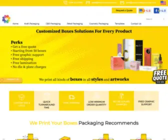 Weprintyourbox.com(We Print Your Boxes & Solution for Your Packaging) Screenshot