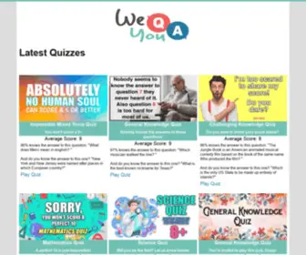 Wequestionyouanswer.name(WeQYouA Home) Screenshot