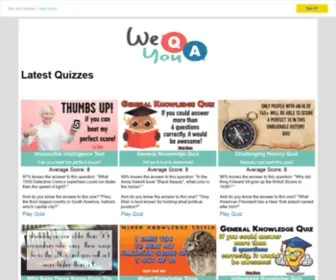 WeqYoua.org(WeQYouA Home) Screenshot